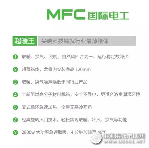 “潮”流天氣，MFC國際電工拉近您與陽光的距離