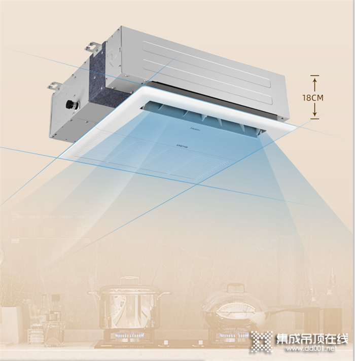 天氣太熱不想做飯？有了今頂抗油煙廚房空調(diào)，無懼夏天悶熱廚房