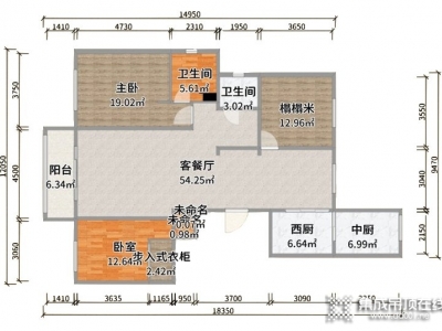 奧華頂墻：130㎡新中式家裝設(shè)計案例賞析 (1335播放)