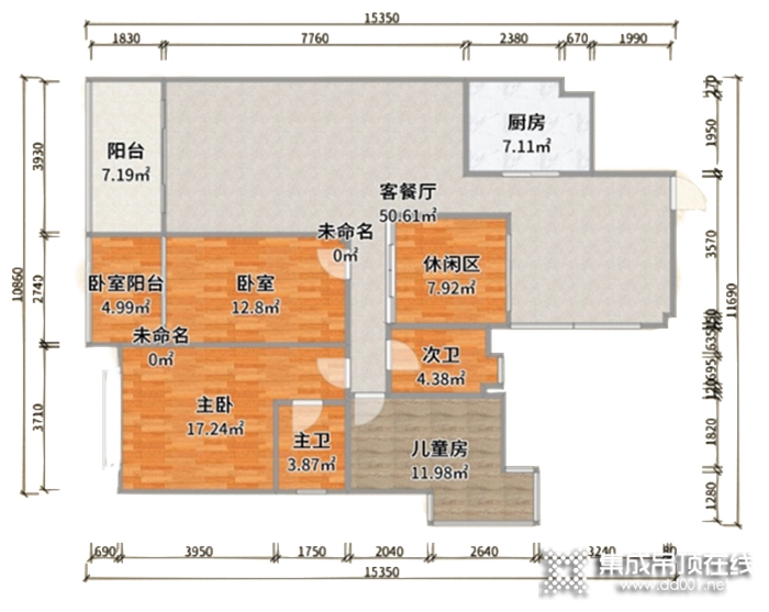 奧華128㎡夢(mèng)中情房，宅家三個(gè)月我都愿意！