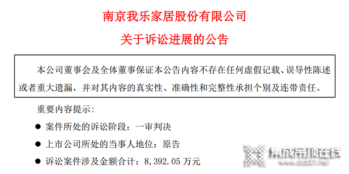 我樂家居、奧普家居、江山歐派......2022年家居企業(yè)“追債”恒大新進(jìn)展_1